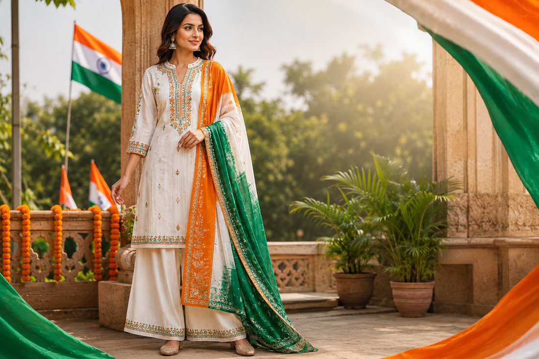 Celebrate Freedom in Style: The Best Independence Day Ethnic Wear Trends & Kurta Sets