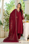 Elegant Mul Chanderi Kurta with intricate embroidery and Khatili work-KS-377