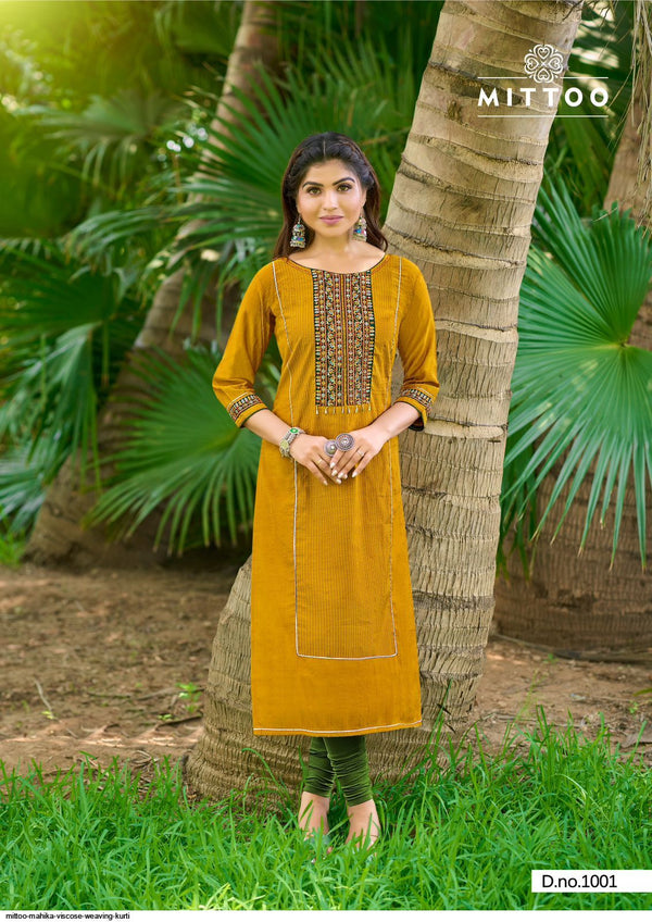 Women Viscose straight Printed Kurti