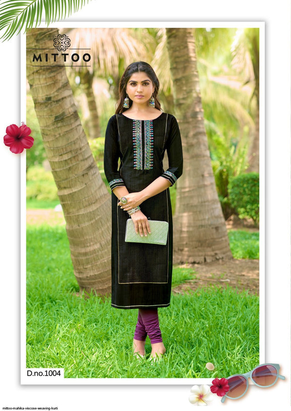 Women Viscose straight Printed Kurti