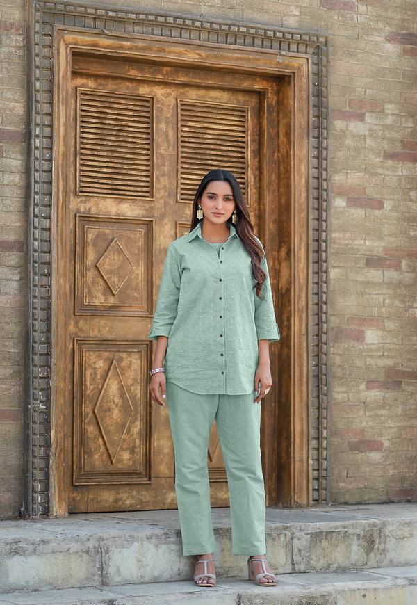 Women Shifli Cotton Casual Wear Co-Ord Set-VEENA