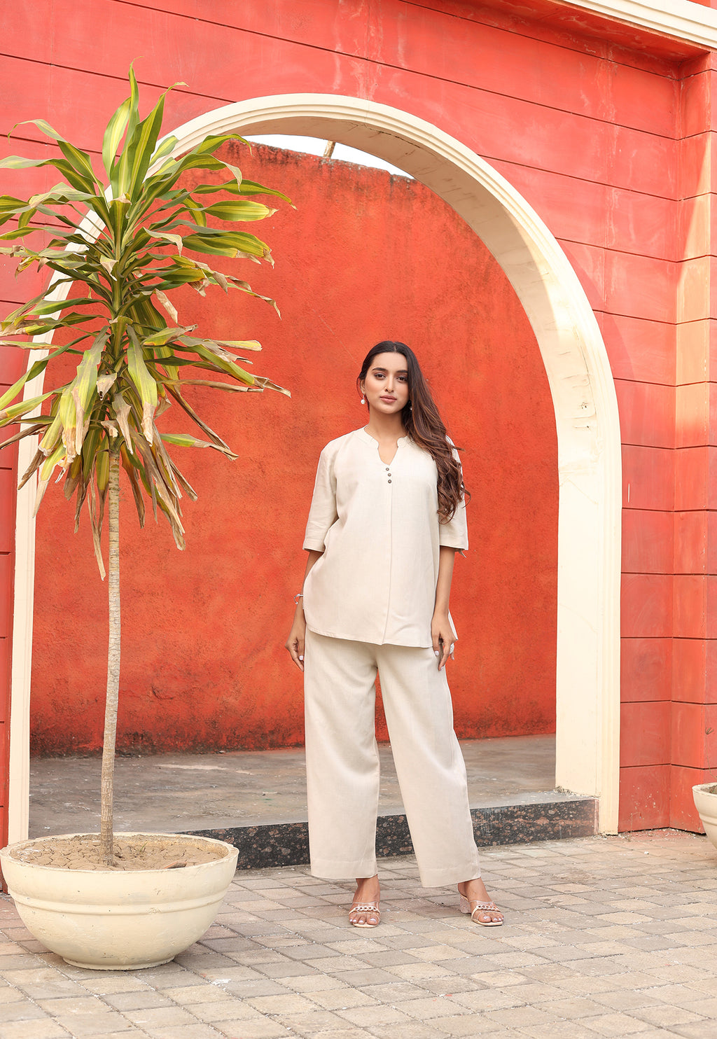 Women Rayon Fax Casual Style Co-Ord-OLIVIA