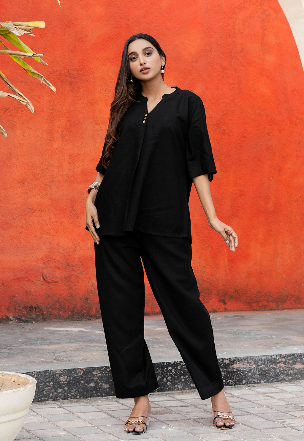 Women Rayon Fax Casual Style Co-Ord-OLIVIA