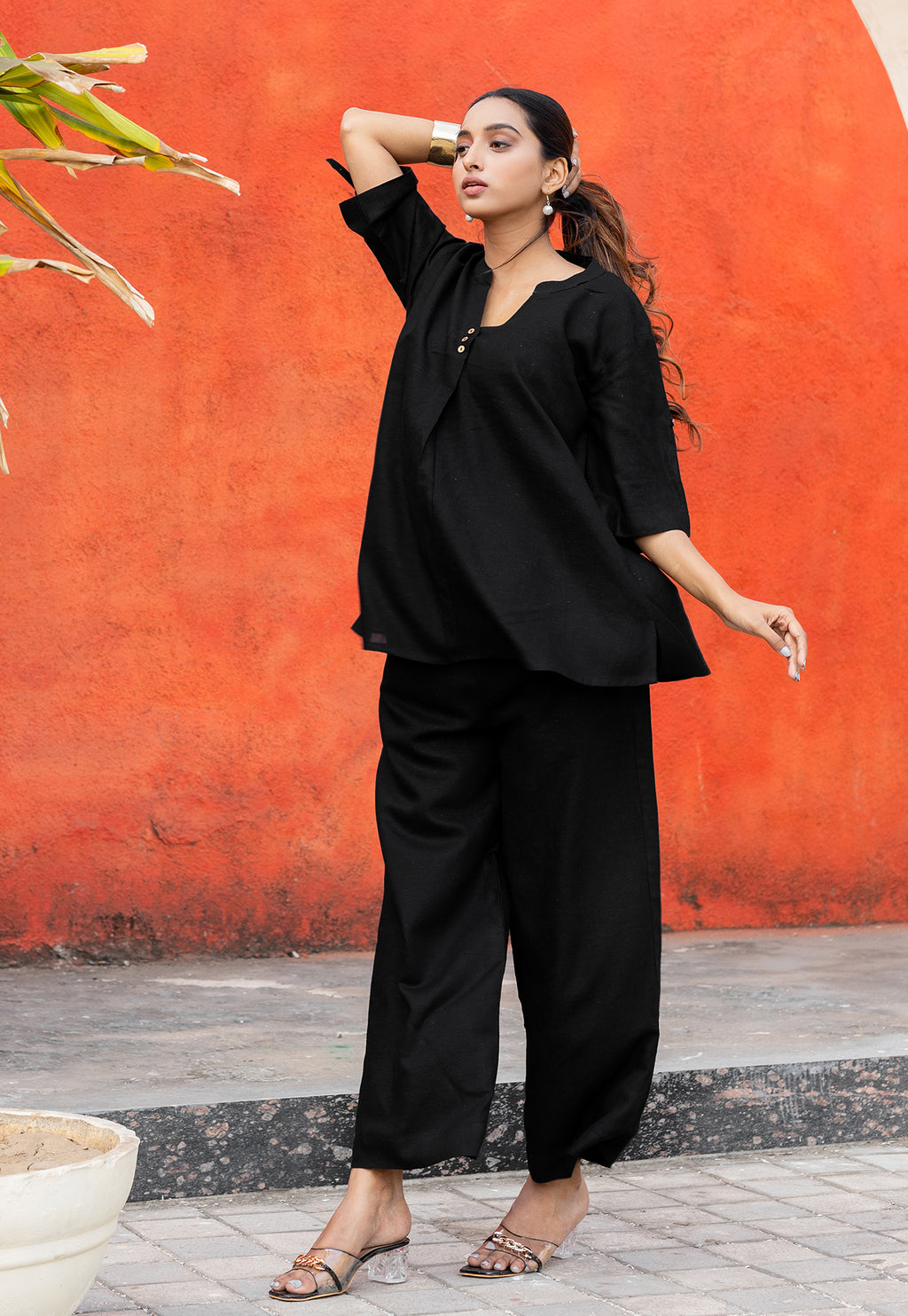 Women Rayon Fax Casual Style Co-Ord-OLIVIA