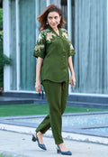 Women Viscos Creap Thred & Hand work Co-ords-DAIZY
