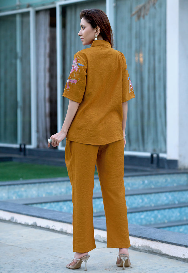 Women Viscos Creap Thred & Hand work Co-ords-DAIZY