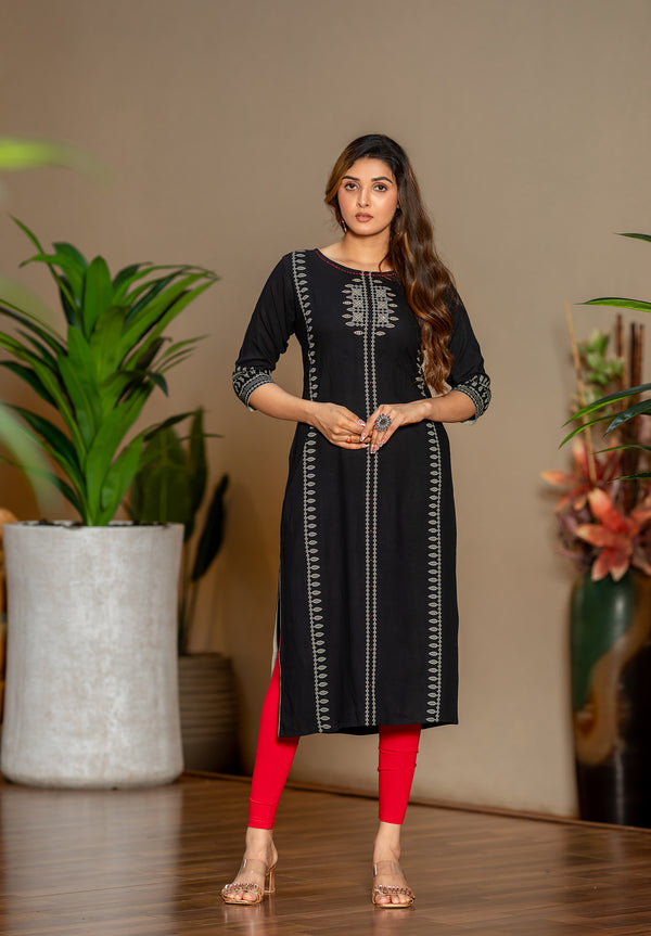 Women Rayon Singal Kurti -SAAYRA