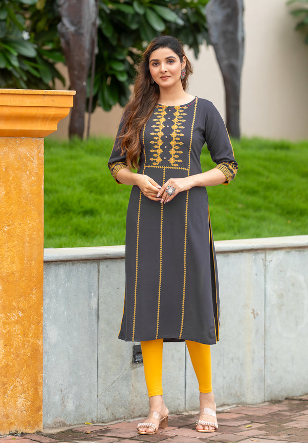 Women Rayon Singal Kurti -SAAYRA